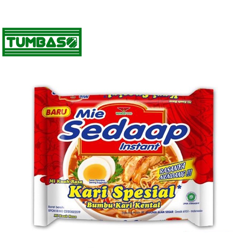

Tumbaso Mie Sedaap Mie Instan Kari Kental Spesial 2 x 76 gr