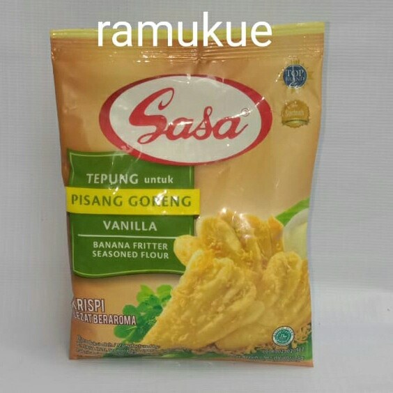 

New Produk tepung pisang goreng vanilla sasa 75 gram