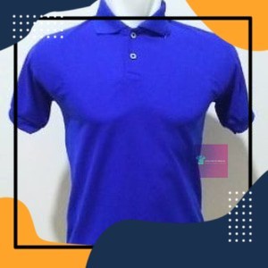 POLO POLOS WARNA BIRU / KAOS KERAH POLOS BIRU BENHUR