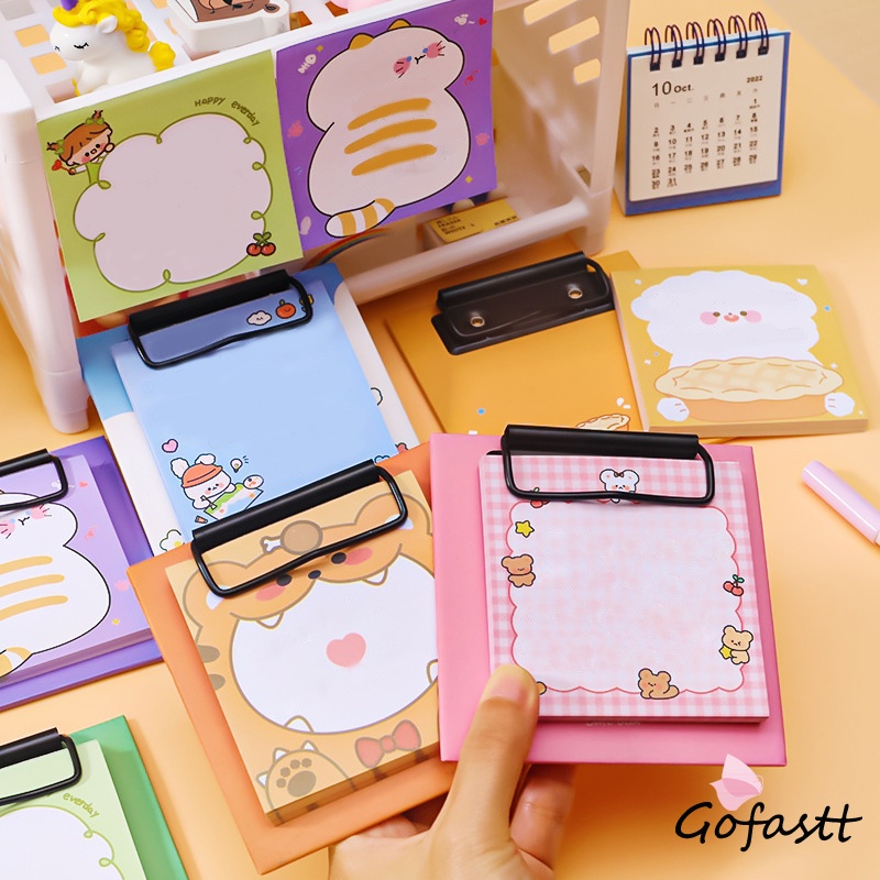 

note book buku catatan klip papan kreatif-G