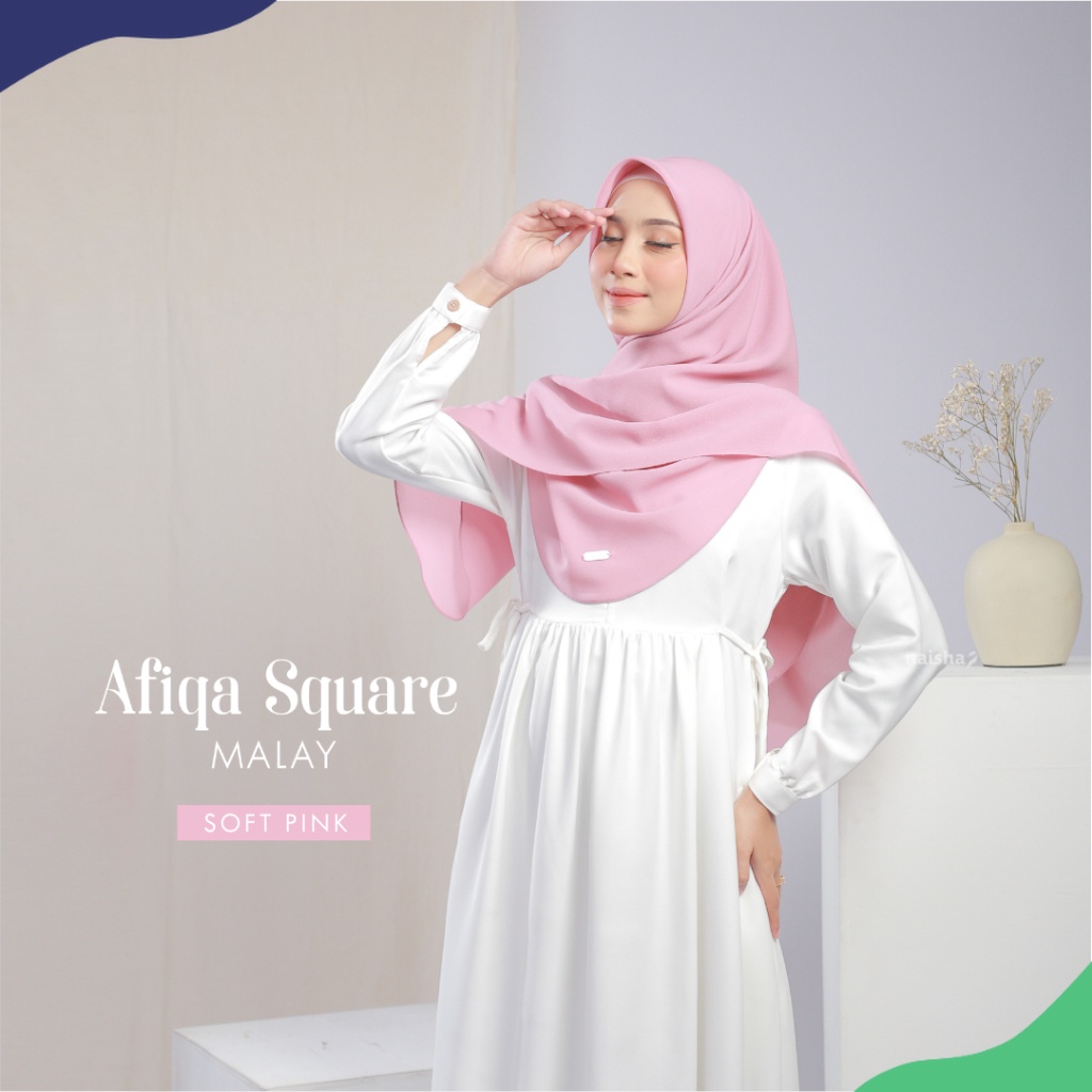 NAISHA OFFICIAL - Afiqa Square Malay | Hijab Malay Diamond
