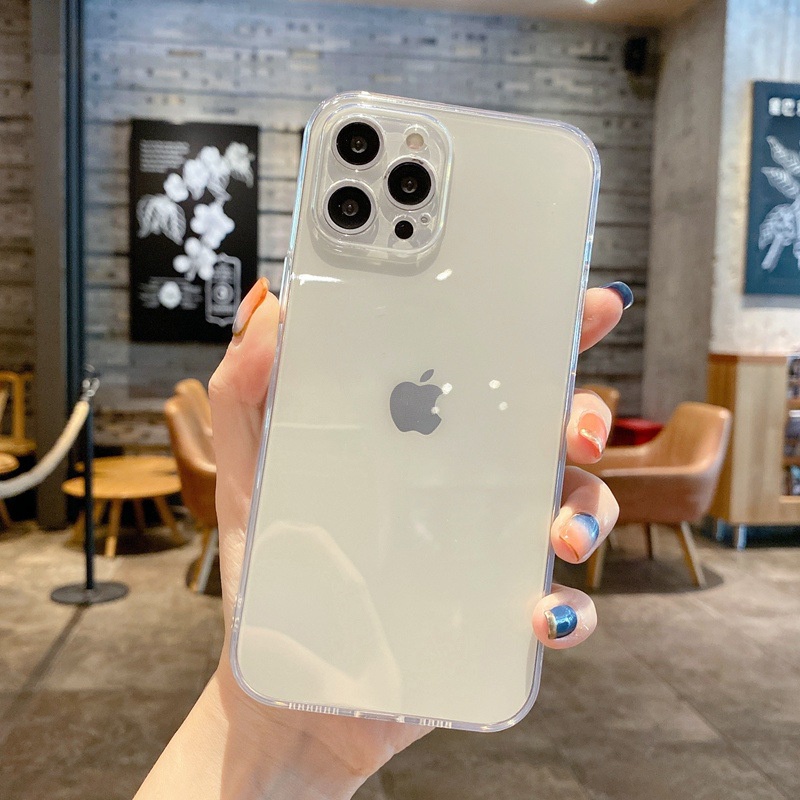 Mowin.id TRANSPARENT TRANSLUCENT GRAY IPHONE CASE CASING IPHONE MINIMALIS