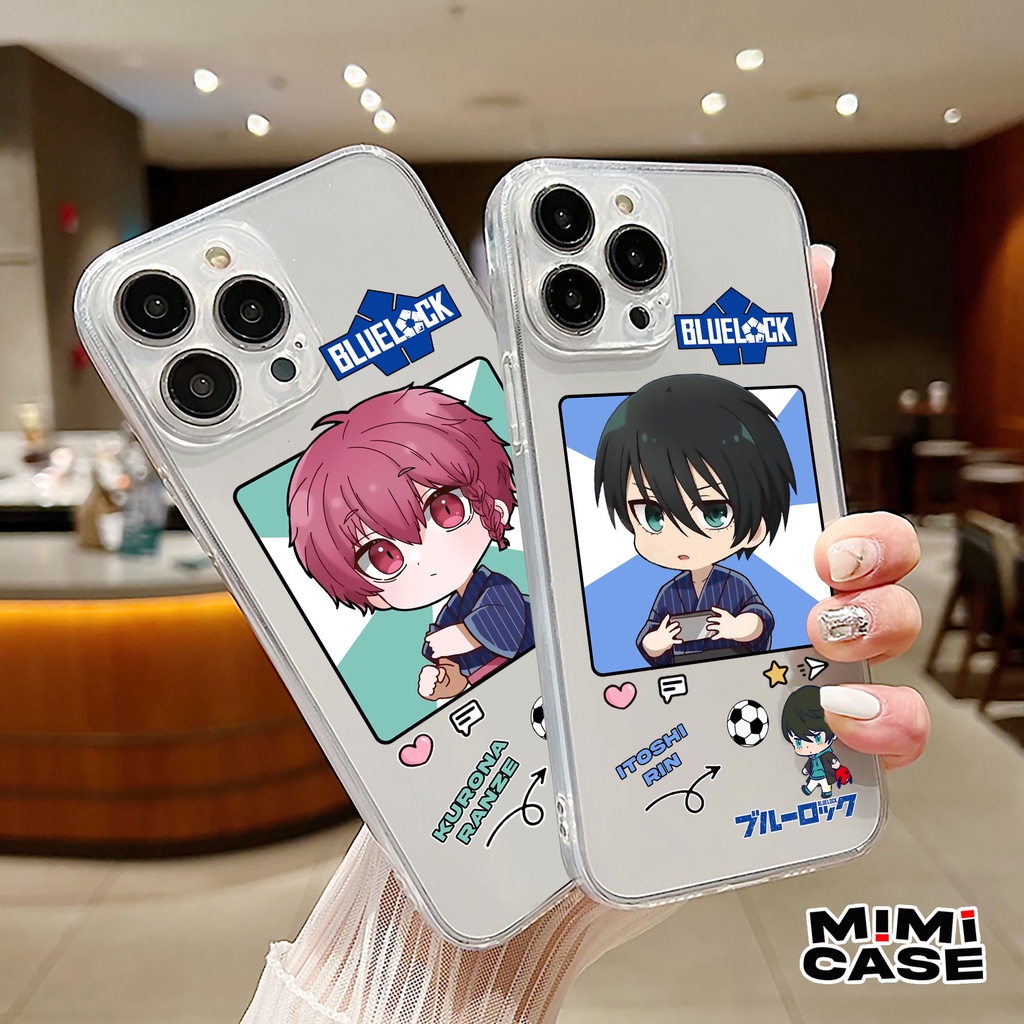 Case Clear Poco X3 M3 X3GT C40 M4PRO F4 MI097 Blue Lock Kurona Itoshi Rin Casing Bening Transparan P