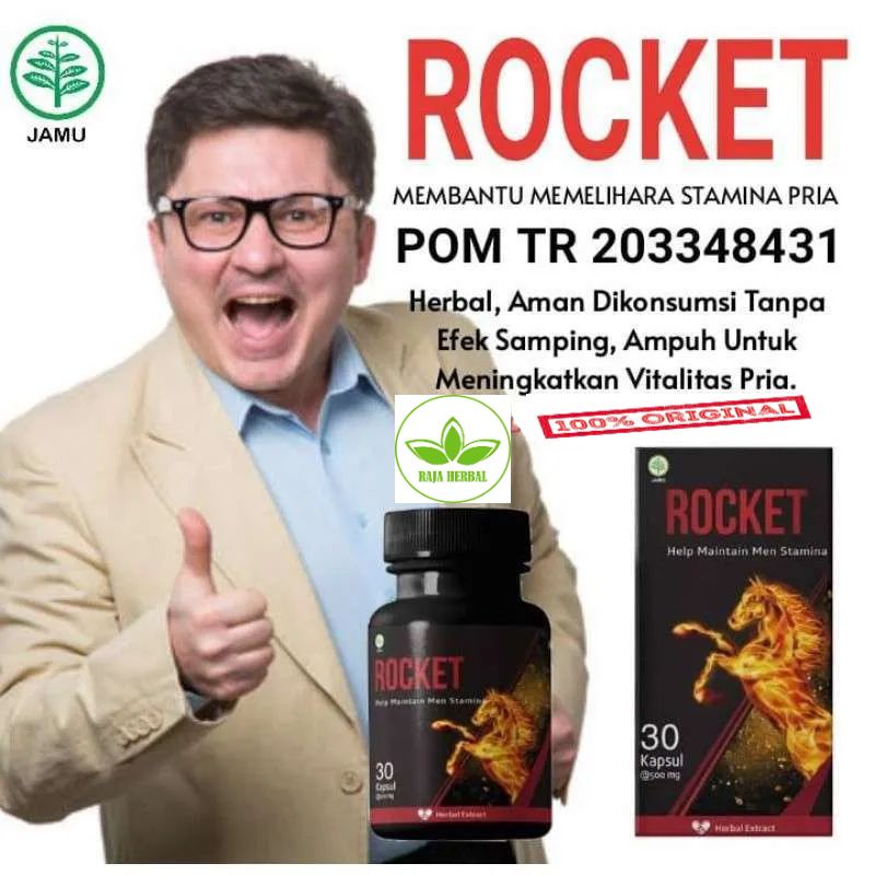 (COD) ROCKET ASLI 100% ORIGINAL OBAT KUAT PEMBESAR PEMANJANG PENIS KELAMIN PRIA DEWASA VITAL MR P PE