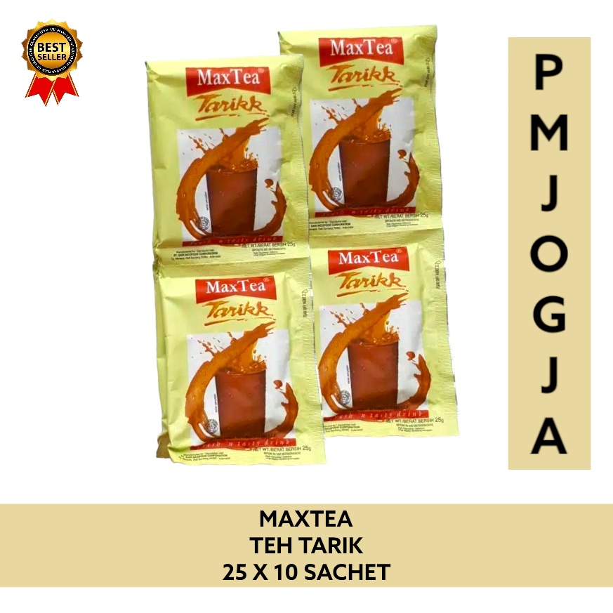 

Max Tea Teh Tarik Renteng 25 gram / maxtea teh tarikk sachet 25gr x 10 scht