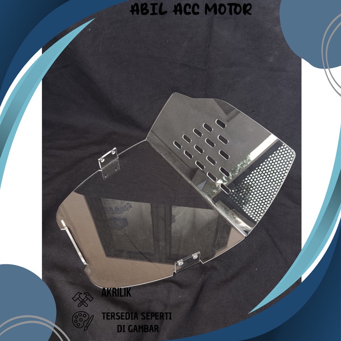 DOWNDRAFT MOTOR PCX 160 PEMBATAS BOX BAGASI PCX AKRILIK TRANSPARANT