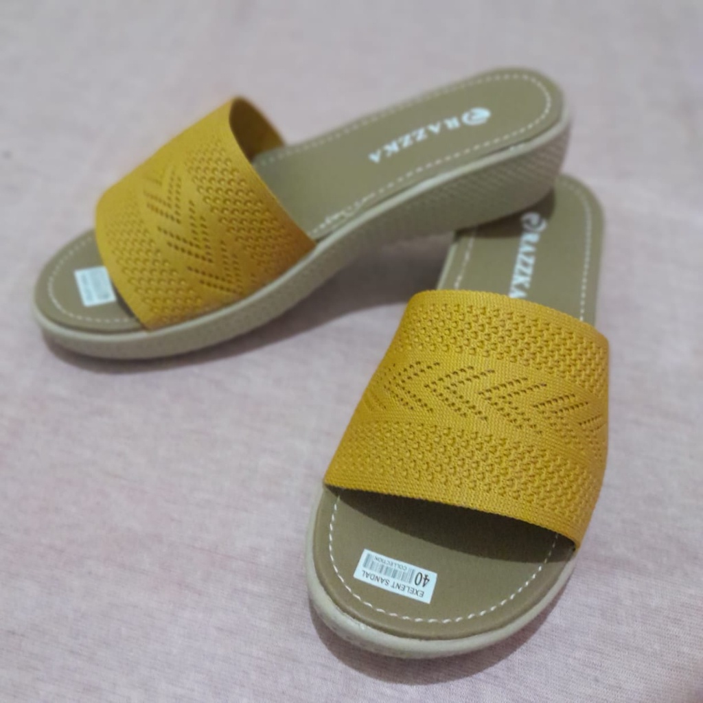 SANDAL SELOP WANITA RAJUT