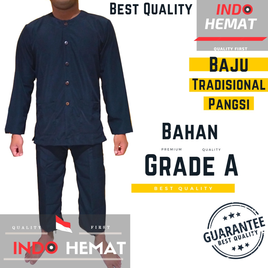 Pakaian Pangsi Baju Tradisional Baju Adat Sunda Baju Komprang Baju Kampret Baju Tradisi Baju Sunda B