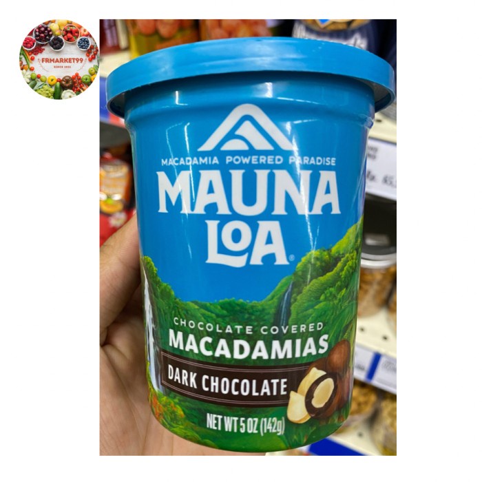 

Mauna Loa Macadamia Dark Chocolate Kacang Macadamia panggang Coklat