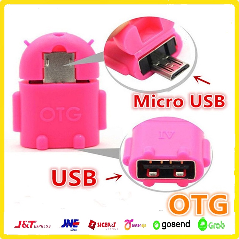 OTG Adapter Android Micro USB Mini Robot Adapter Smartphone Pendrive Keyboard Mouse Joystick