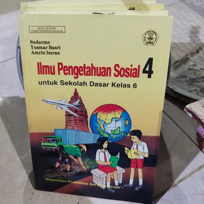 ilmu pengetahuan sosial 4 SD kelas 6 1996