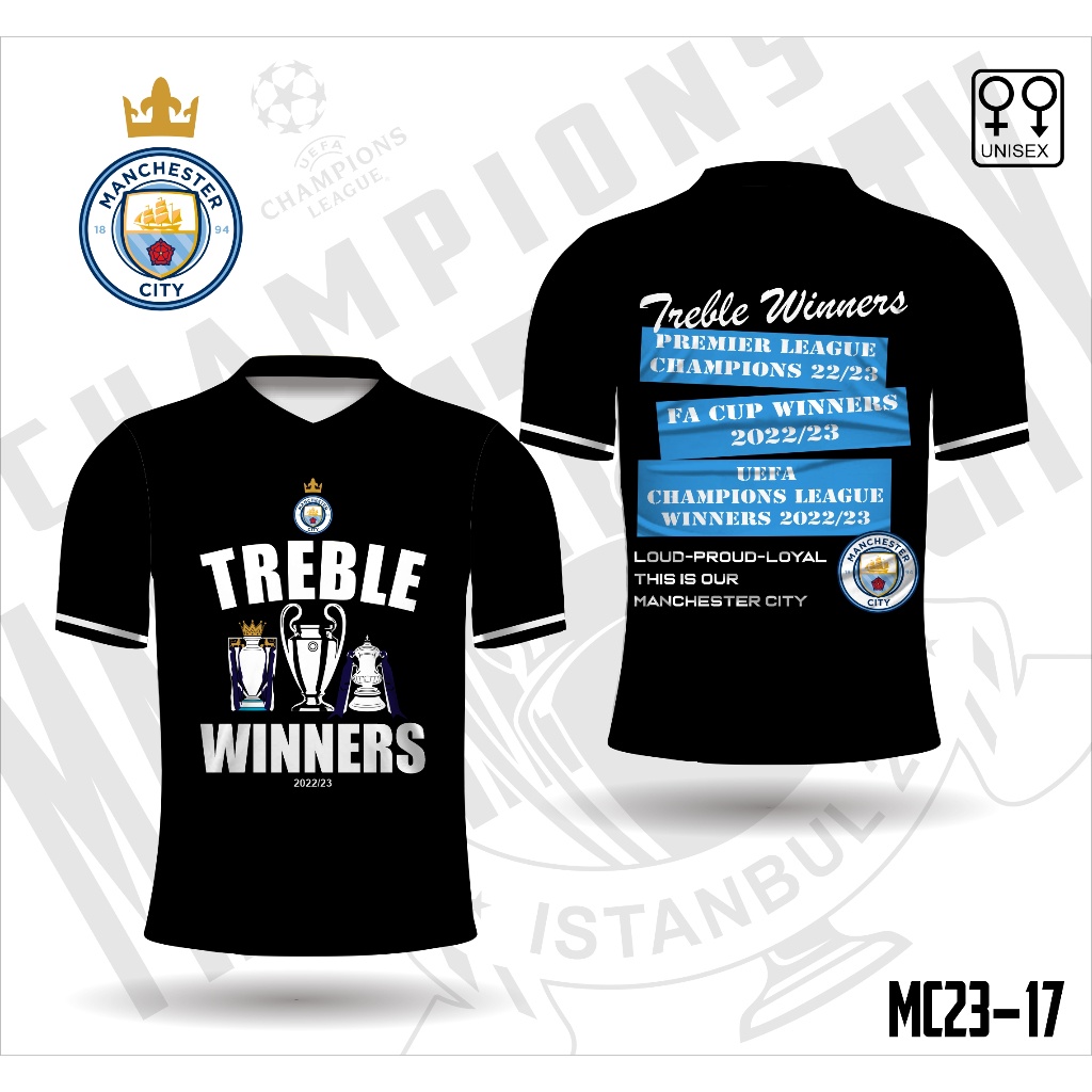 Baju man city treble winner 2023 kaos jersey bola mancity Best Seller