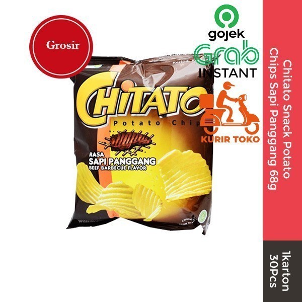 

Chitato Snack Potato Chips Sapi Panggang 68g Grosir 1 Karton 30pcs