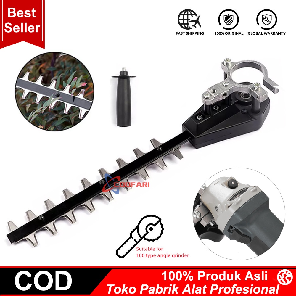 Taman Pemangkasan Alat Mesin Penggiling Sudut Adaptor Modifikasi Aksesoris Hedge Trimmer Alat Pemang