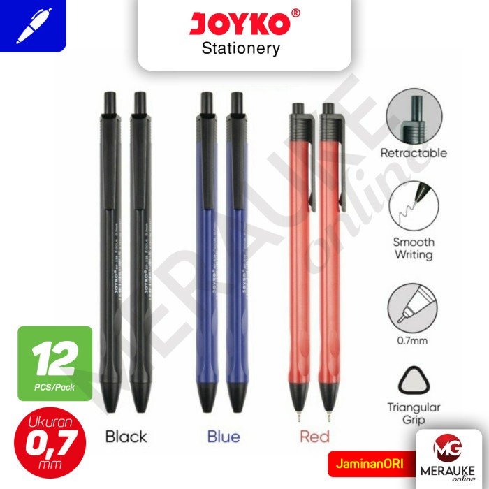 

Ballpoint JOYKO VOKUS BP-338 0.7 (1 Box isi 12pcs)