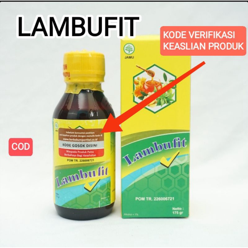 Madu Lambufit Obat Asam Lambung Maag Kembung Begah Mual Muntah Perih Nyeri Ulu Hati Sesak Nafas Gerd