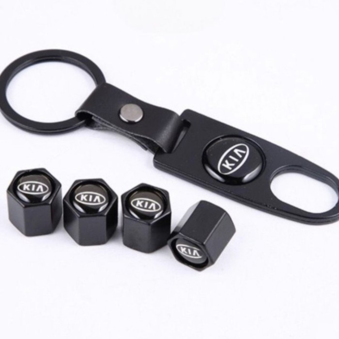 Tutup Pentil Ban Mobil KIA + Gantungan Kunci Mobil KIA