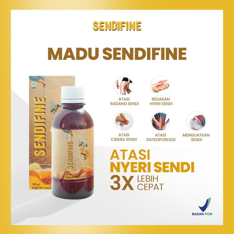 MADU SENDIFINE ASLI ORIGINAL EFEKTIF ATASI NYERI SENDI PEGAL LINU REUMATIK DAN OESTOPOROSIS