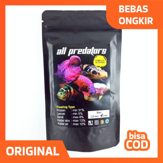 Pelet Pakan Ikan Predator Channa Louhan Pbass Arwana Oscar