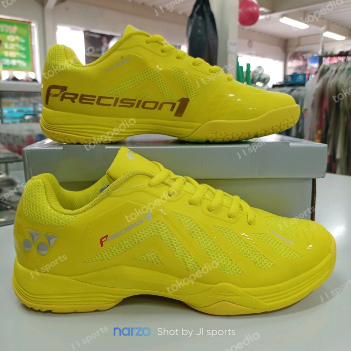 ORIGINAL Sepatu shoes badminton bulutangkis Yonex precision 1 kuning