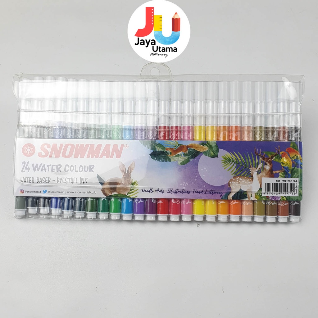 

Snowman Spidol Anak 24 Warna Watercolor