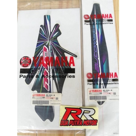 grafik graphic grapik sticer stiker sticker striping body tameng depan original ori yamaha mio smile