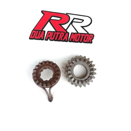 gear gir gigi spur pinion kick stater starter engkol selah original ori honda astrea grand prima sup