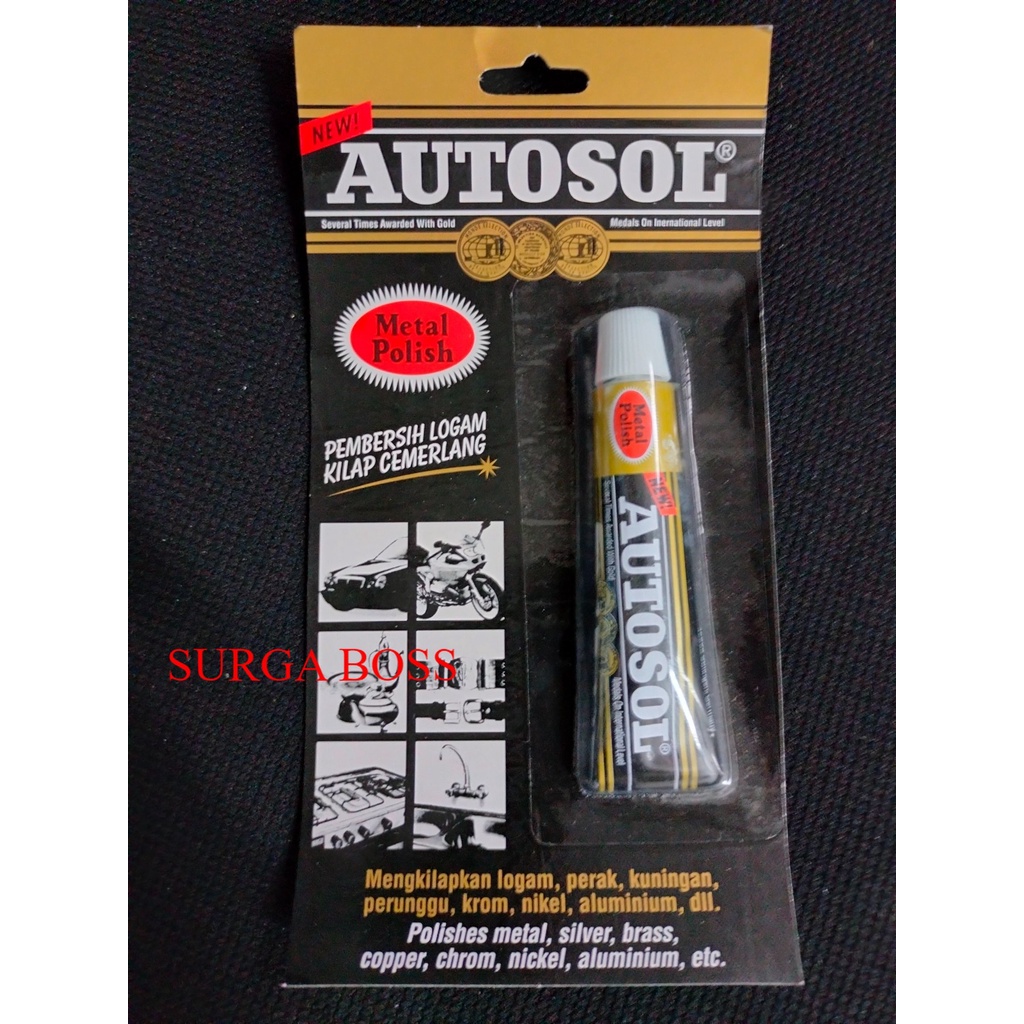

LEM merk AUTOSOL 15gr / LEM PEMBERSIH LOGAM KARAT 15 gr
