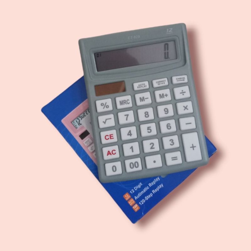 

KALKULATOR DAGANG MEJA CT828 828 WARNA KALKULATOR CHECK CORRECT BUKAN CITIZEN CASIO KARCE