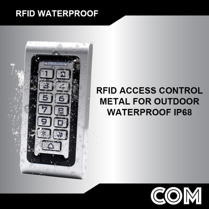

PROMO- RFID ACCESS CONTROL WATERPROOF AKSES DOOR OUTDOOR IP68