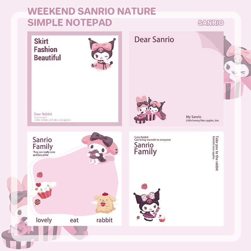 

1 Sanliou Natural Simple ，Note Book kreatif ，Lucu Untuk Alat Tulis -LOY