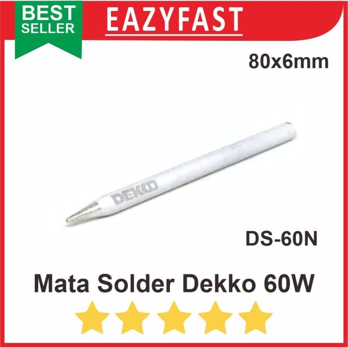 Mata Solder Dekko DS60N 60W 60 W Watt Original Deko Korea DS-60N Ori