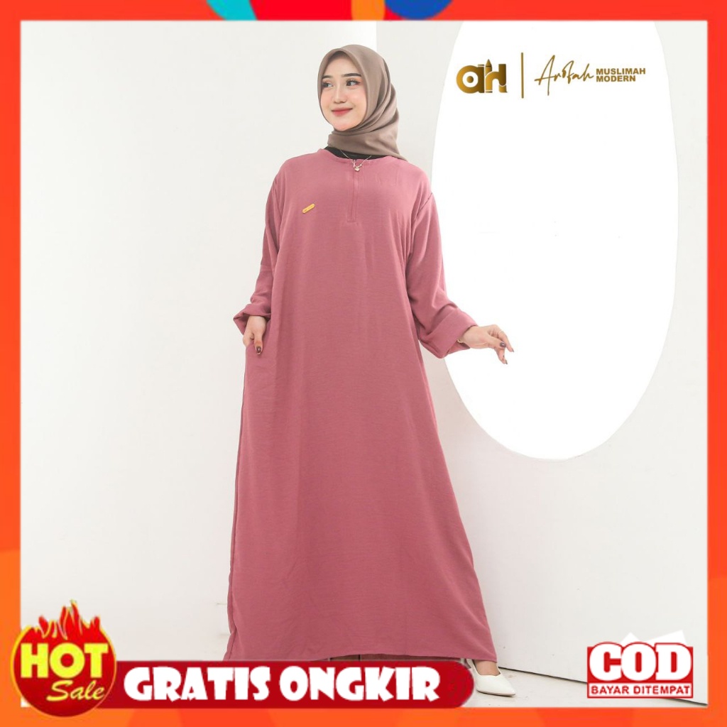 KAIN ADEM HALUS TEBAL / GAMIS ABAYA CRINGKEL LD 130 JOMBO / GAMIS SEMI ABAYA /GAMIS POLOS / GAMIS JU