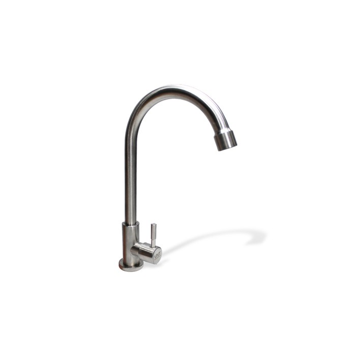 VNT Kran Cuci Piring Leher Angsa Stainless Keran Dapur Tanam Sink