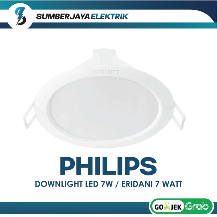 lampu philips eridani led downlight 7w 7 watt