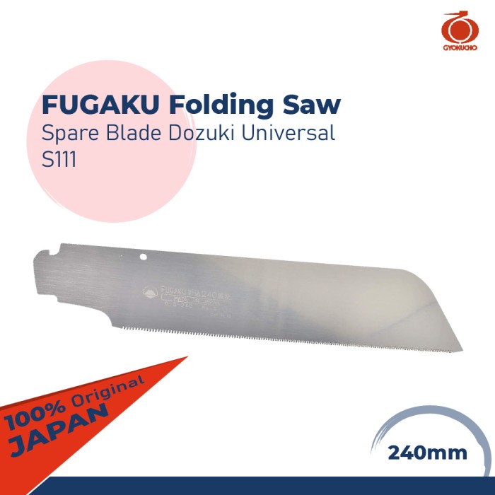 RAZORSAW S111 MATA GERGAJI BLADE FUGAKU FOLDING 240MM DOZUKI UNIVERSAL