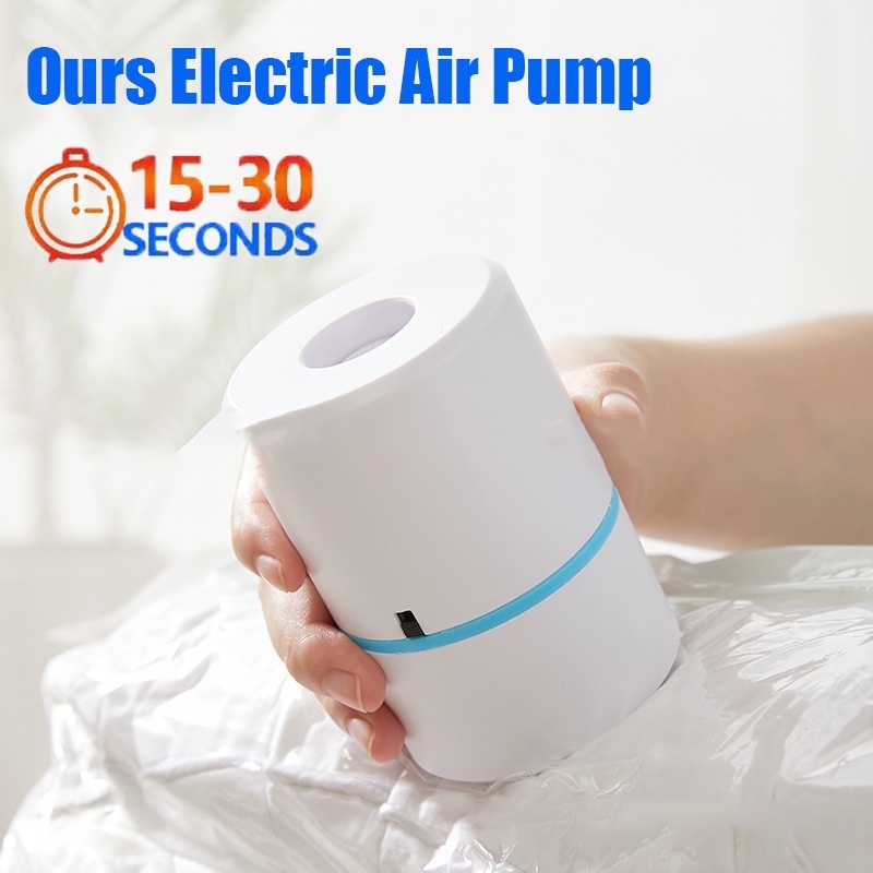 GARANSI (NCIS) POMPA ANGIN LISTRIK / POMPA VAKUM BAJU ELEKTRIK DESIGN MINI PORTABEL COLOKAN LISTRIK