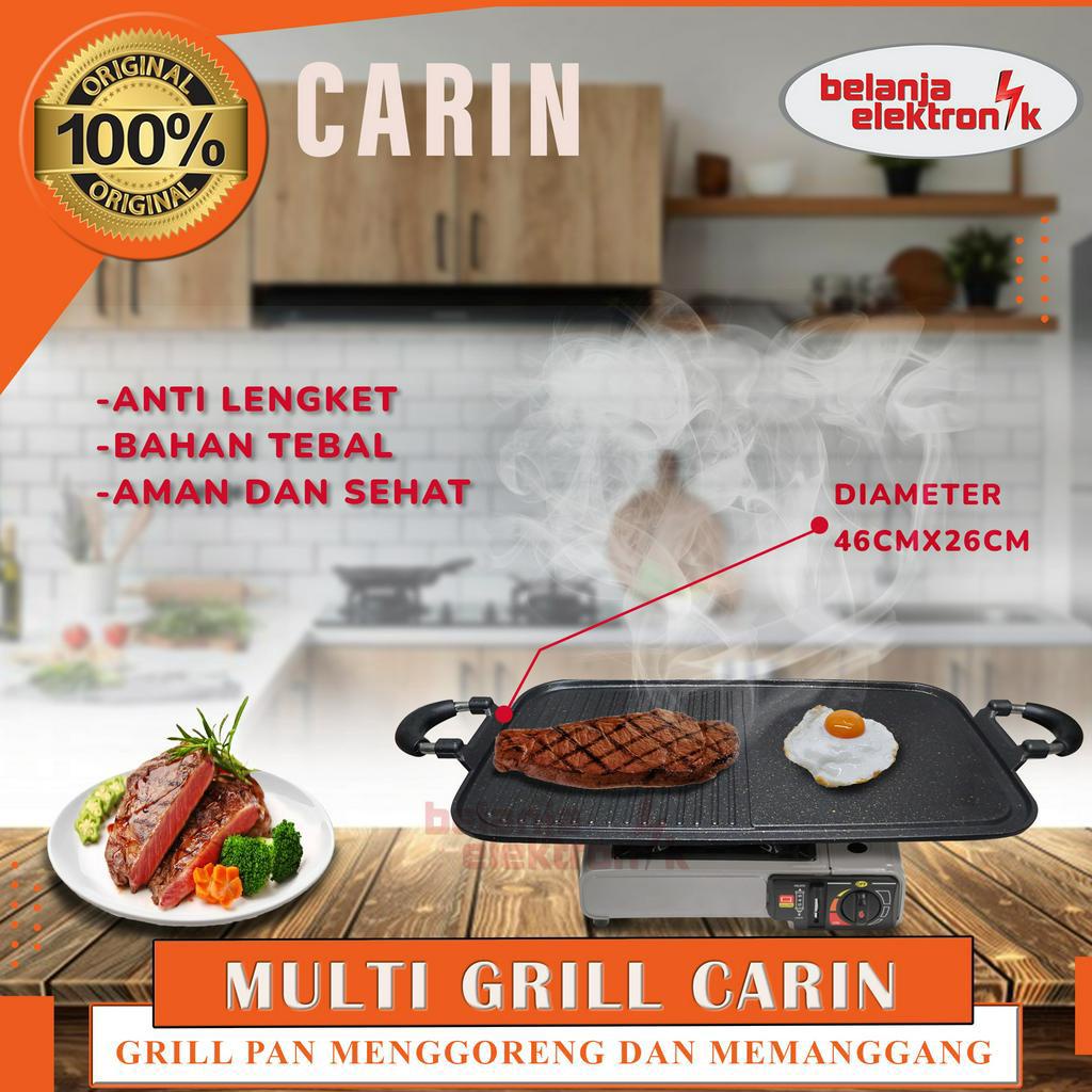 CARIN MULTI GRILL BBQ 2 FUNGSI GRILL PAN GARANSI RESMI