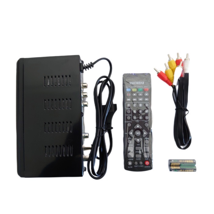 Evercoss Set Top Box PRIME DVT2 Full HD DIgital Receiver TV - STB ONLY