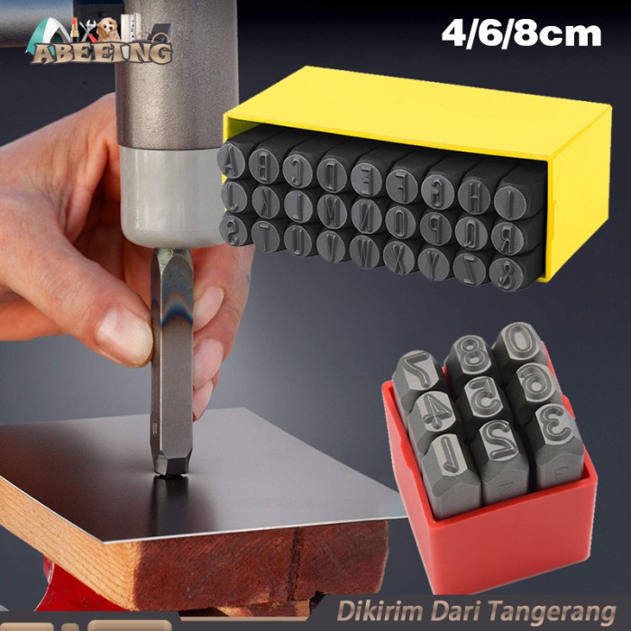 

Isi 36 Number And Letter Punch Set Alat Ketok Angka Dan Huruf 4-8mm - 4mm