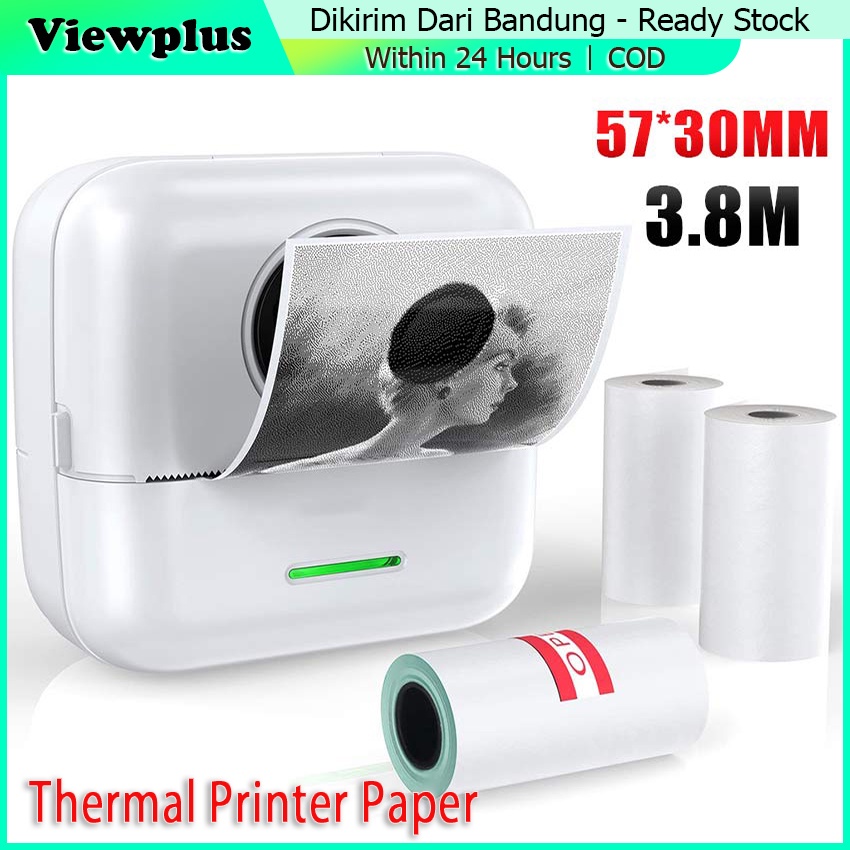 

Kertas Sticker Thermal Mini Printer Peripage/Paperang 57x30mm