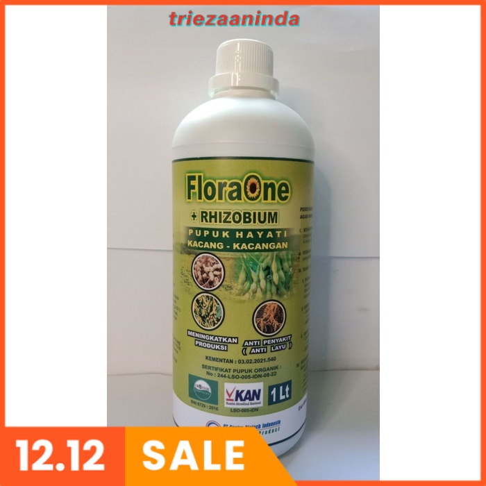 Tricoderma Cair Fungsida Pgpr Rhizobium Floraone 1 L