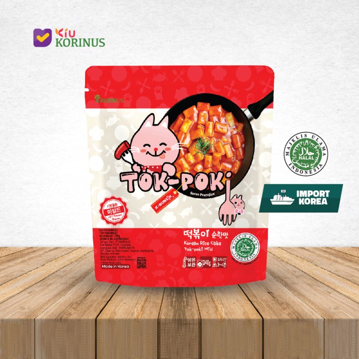 

[KUALITAS TERBAIK] Korinus K Bunsik Tokpoki MILD / Tteokbokki / TokPoki Instan