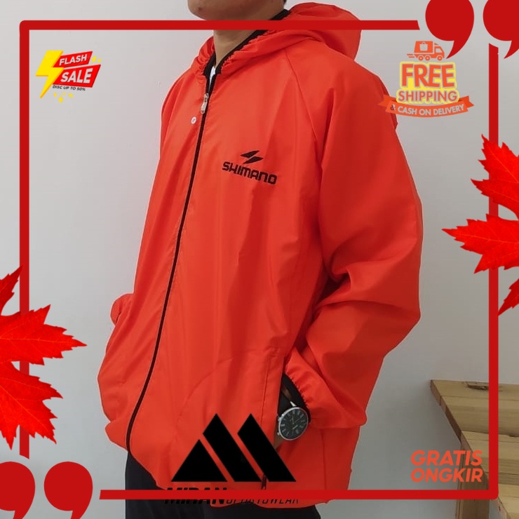 OUTFIT JKT48 TERBARU NEW ERA //Jaket Olahraga Parasut Pria Wanita Jumbo Ukuran Besar XXXL LD 120 125