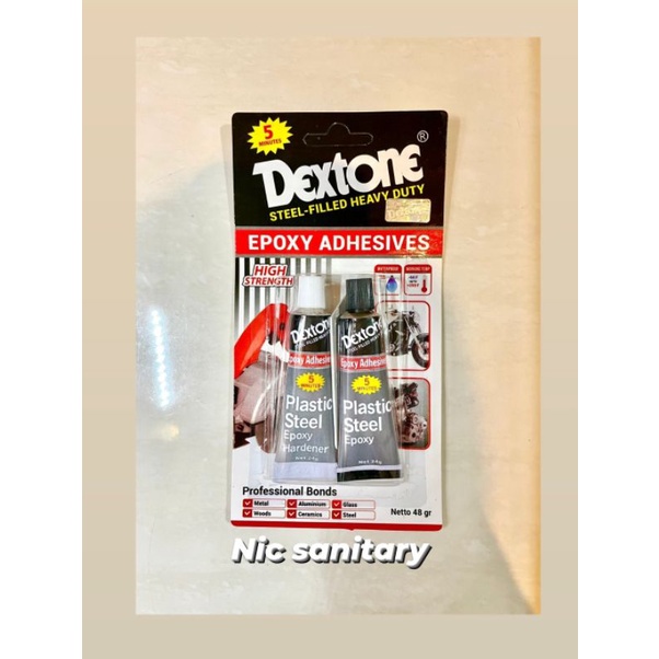 

lem Dextone 5 menit / Lem epoxy / lem besi Dextone