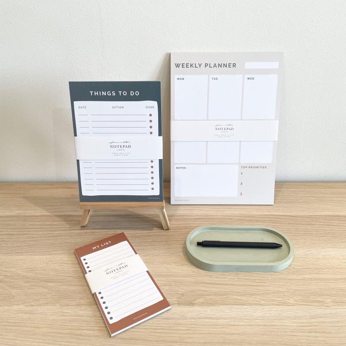 

PLANNER NOTEPAD AESTHETIC - WEEKLY/TO DO LIST/CHECK LIST - My List