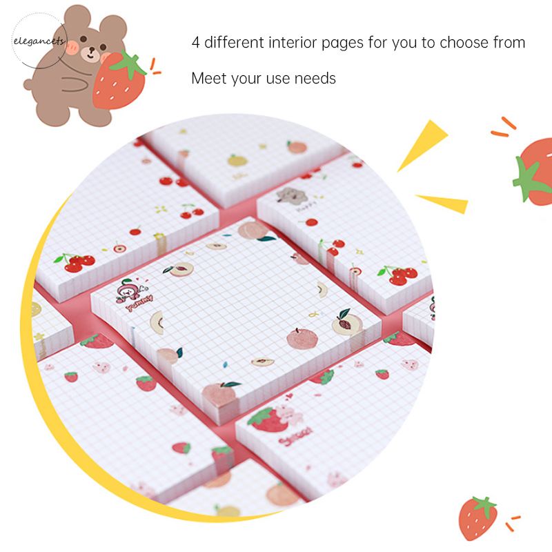 

Stiker Memo Siswa Lucu Catatan Tempel Kartun Kreatif Stiker Memo Buah E