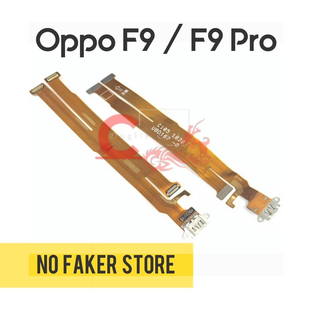 Flexible Konektor Charger Oppo F9 / Flexibel Cas Oppo F9 Pro ORIGINAL