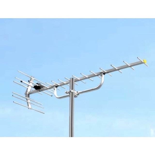 Antena TV LUAR PF DIGITAL HD-U19 (model YAGI) 100% ORI - Antena PF Plus Kabel 15 mtr