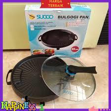 BULGOGI Suggo Bulgogi Grill Pan 32cm / Alat Panggan Anti Lengket / Bulgogi Pan Wajan Pemanggang BBQ 
